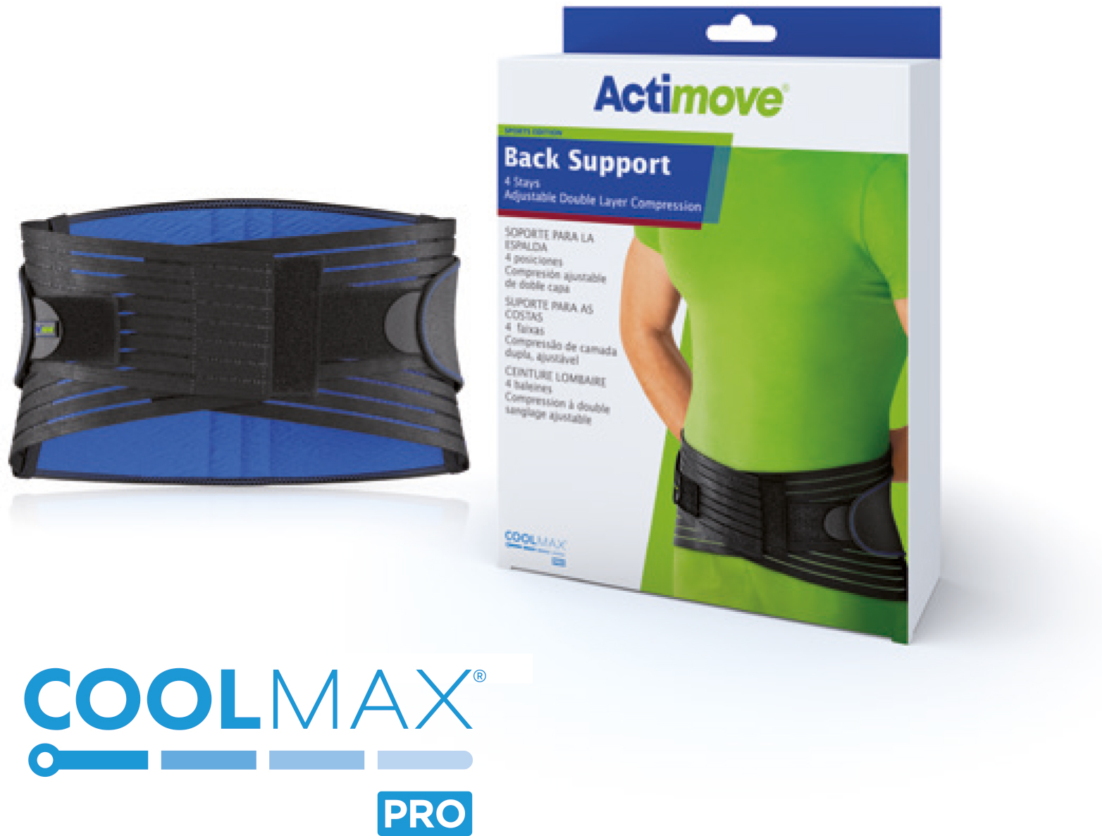 Actimove®<br>Back Support, 4 stays